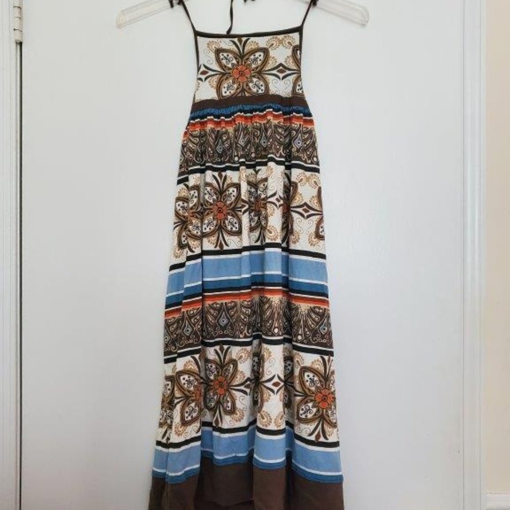 Cute Girl's Long Halter Top Maxi Dress 8T Gap